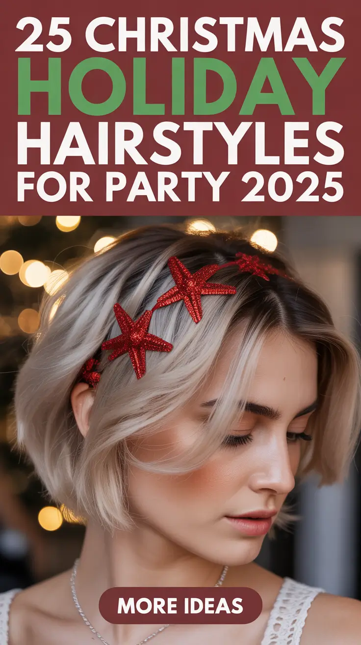 Christmas Holiday Hairstyles for Party 2025: Elegant, Fun & Easy Looks for Every Mood