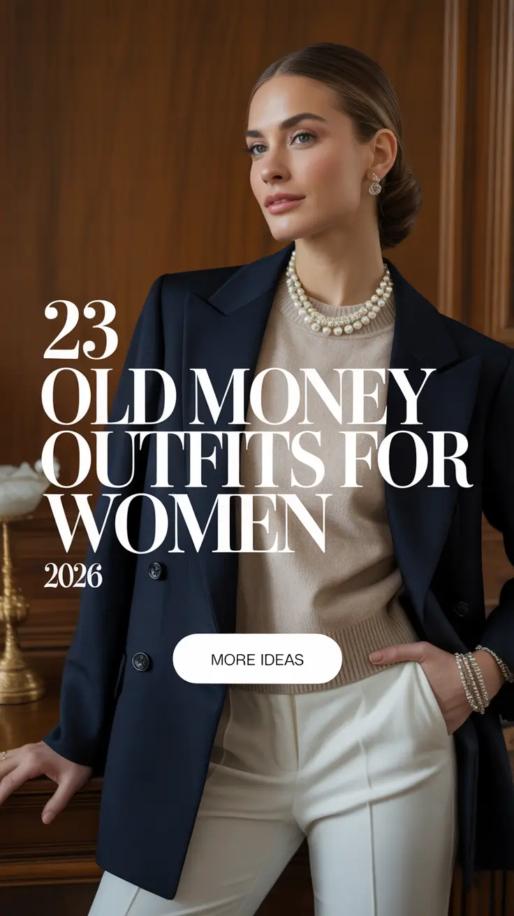 Old Money Outfits for Women 2026 – Elegant and Timeless Fashion Aesthetic