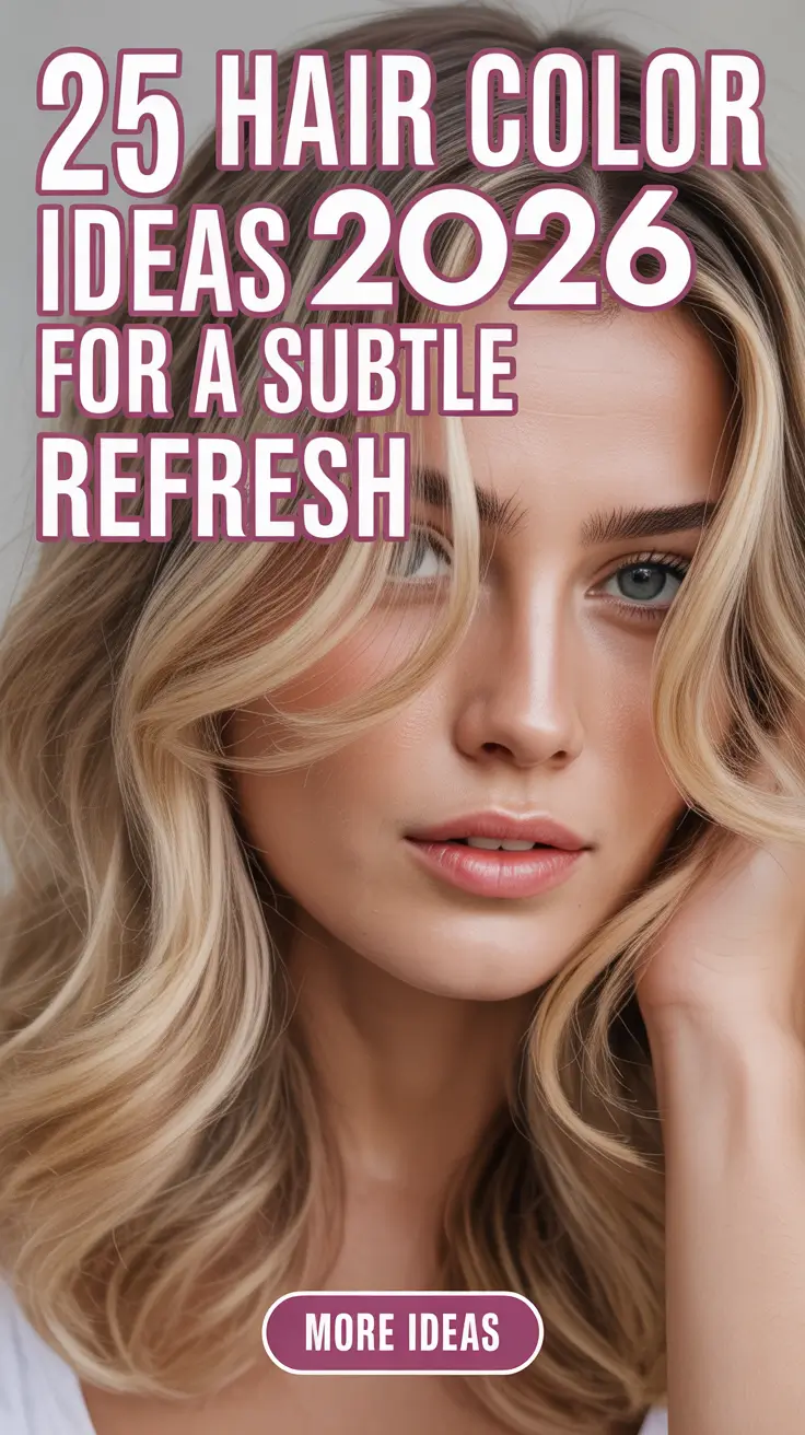 Hair Color Ideas 2026 for a Subtle Refresh