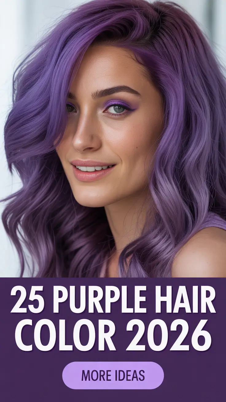 Purple Hair Color 2026: Trendy Ideas and Stunning Shades for Every Hair Type