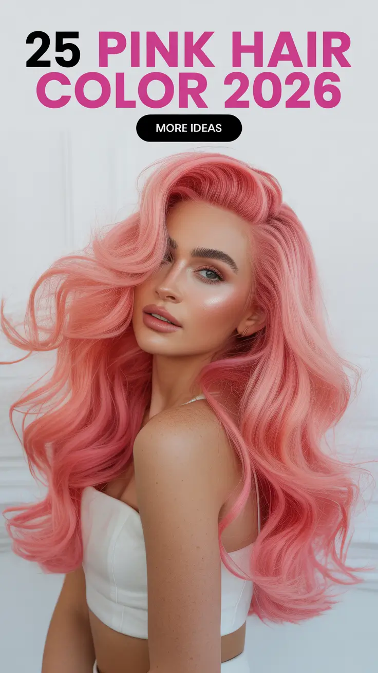 Pink Hair Color 2026: Trendy Shades, Ideas, and Inspirations for Every Style