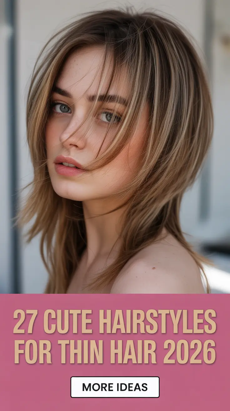 Cute Hairstyles for Thin Hair 2026 That Make Every Strand Look Fuller