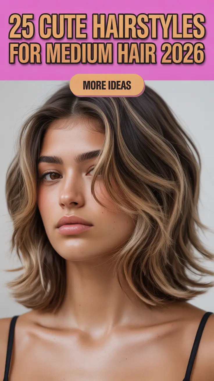 Cute Hairstyles for Medium Hair 2026 That Are Trendy, Layered, and Totally Wearable