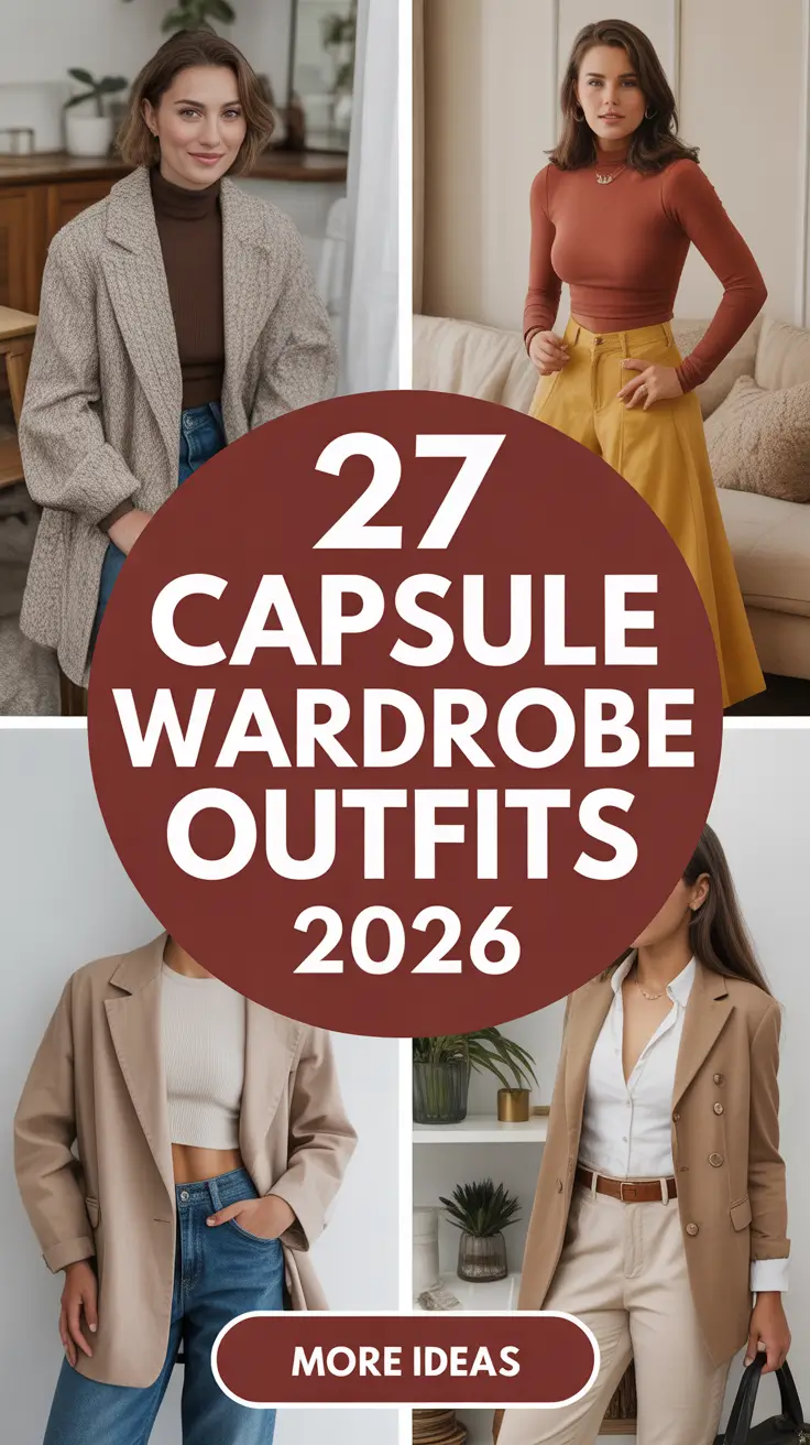 Capsule Wardrobe Outfits 2026: Timeless Minimalist Ideas for Every Season