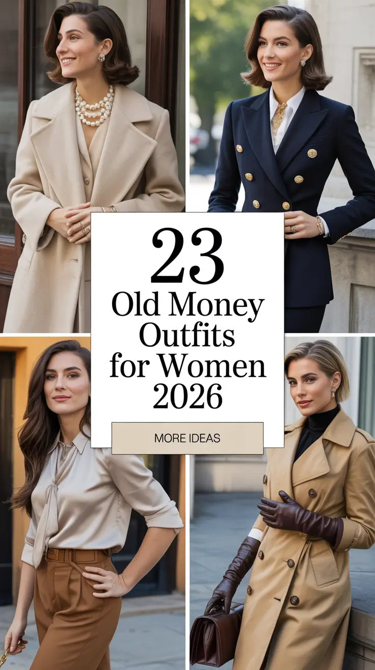 Old Money Outfits for Women 2026 – Elegant and Timeless Fashion Aesthetic