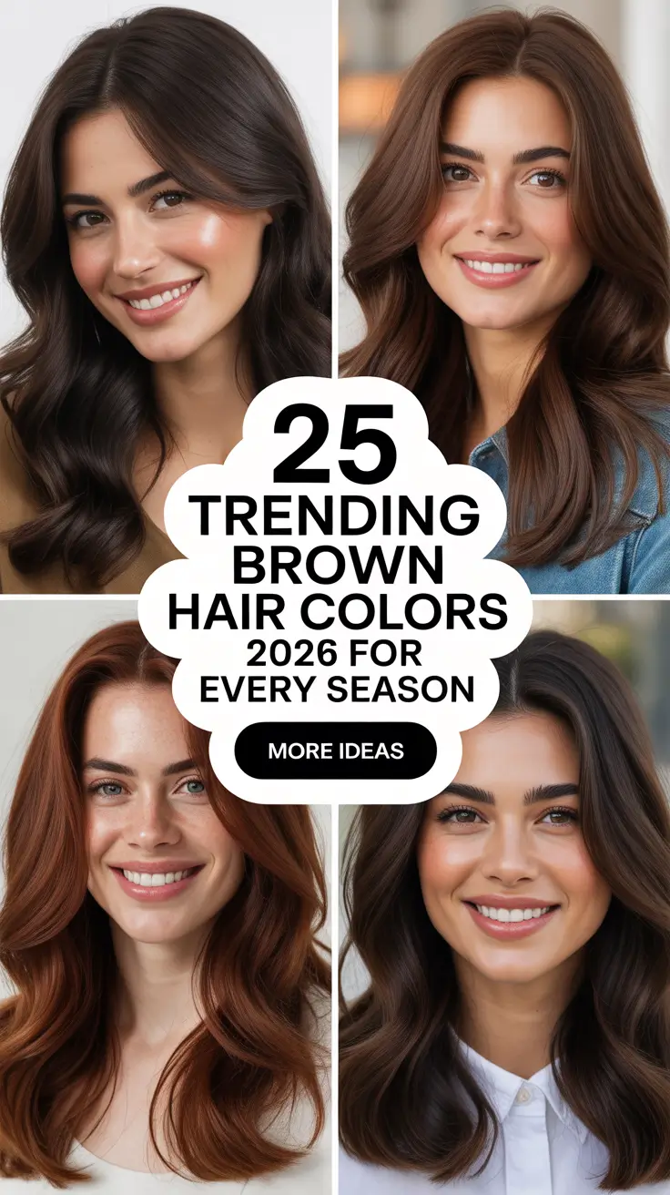 Trending Brown Hair Colors 2026 for Every Season