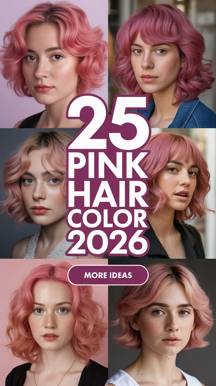 Pink Hair Color 2026: Trendy Shades, Ideas, and Inspirations for Every Style