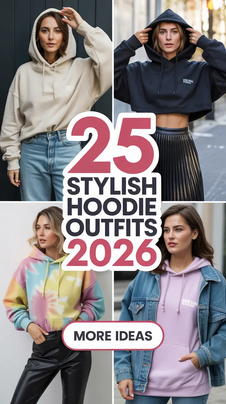 Stylish Hoodie Outfits 2026: Trendy and Comfortable Looks for Every Occasion