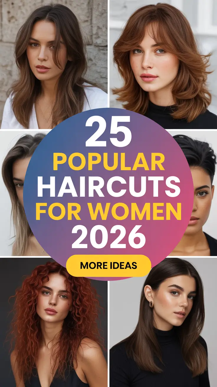 Popular Haircuts for Women 2026: Must-Try Styles to Rock This Year