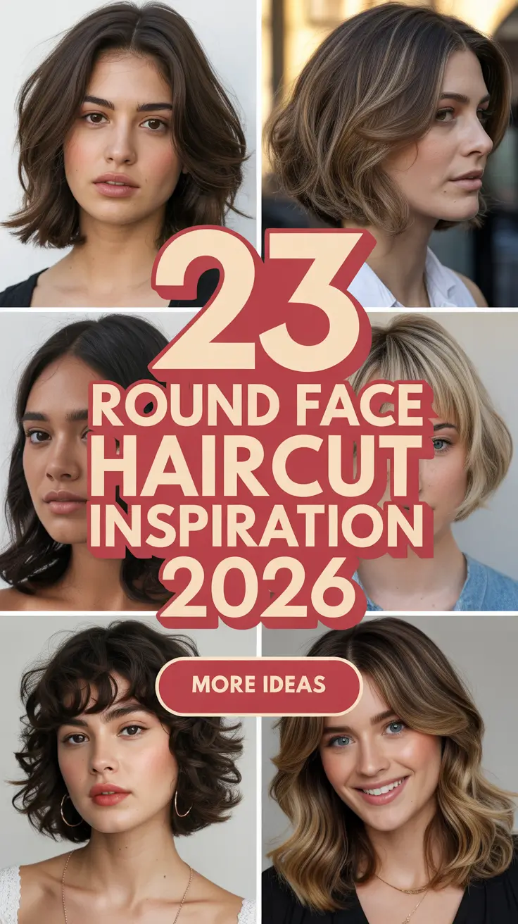 Round Face Haircut Inspiration 2026 – Fresh Styles for Every Shape and Mood