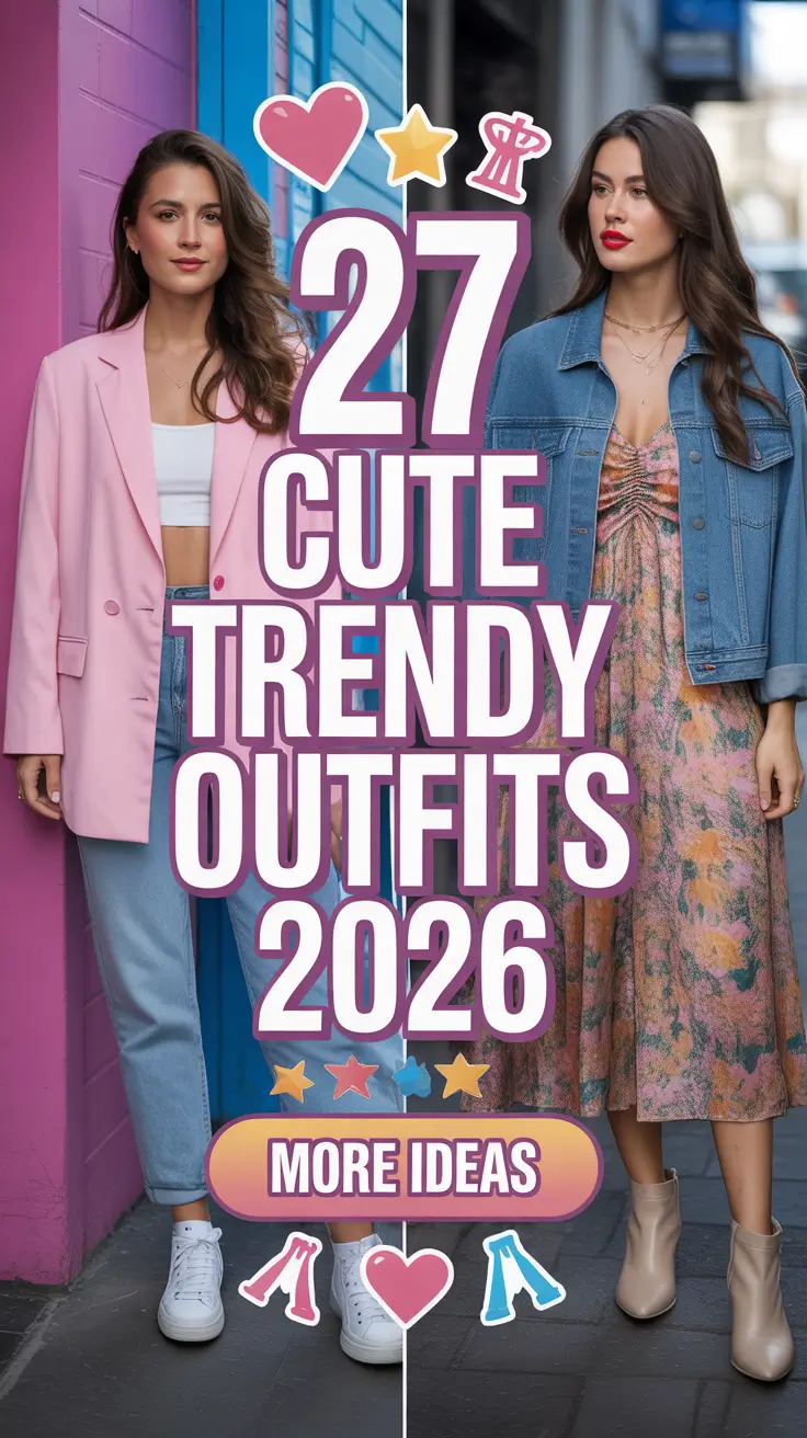 Cute Trendy Outfits 2026: Classy, Easy & Simple Fashion Ideas for Every Season