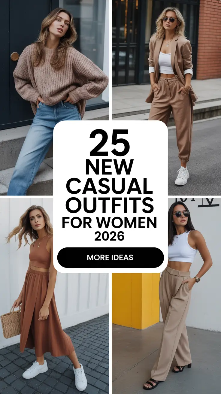 New Casual Outfits for Women 2026: Smart, Chic & Classy Ideas for Every Season