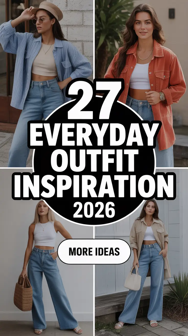 Everyday Outfit Inspiration 2026: Chic, Casual & Elegant Ideas for Modern Women