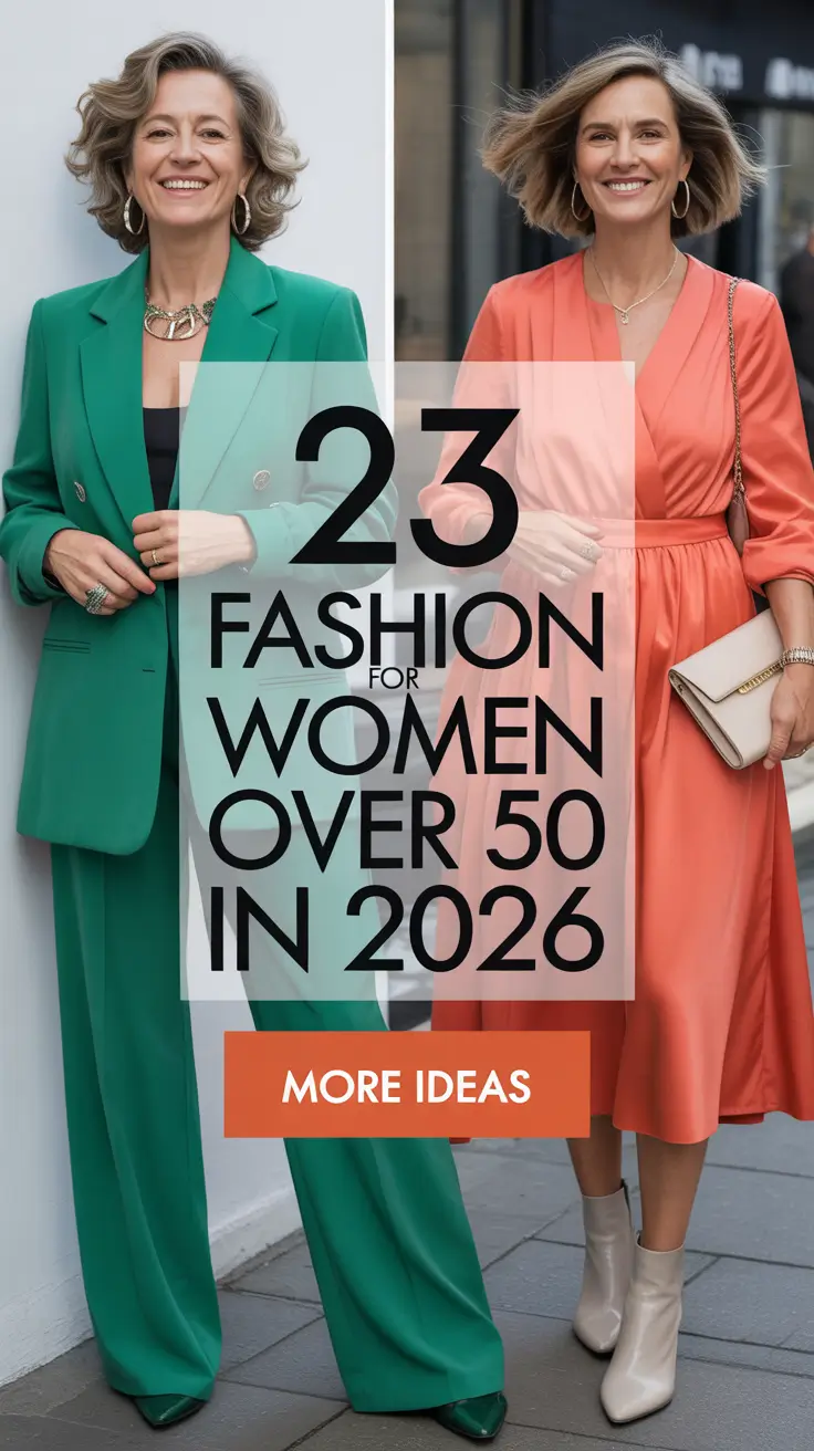 Fashion for Women Over 50 in 2026: Stylish Outfits for Every Occasion