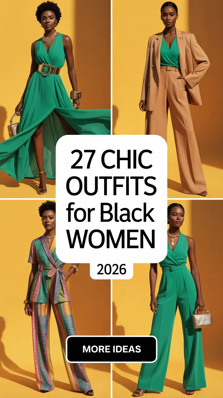 Chic Outfits for Black Women 2026: Classy, Casual & Business Professional Looks to Try This Year