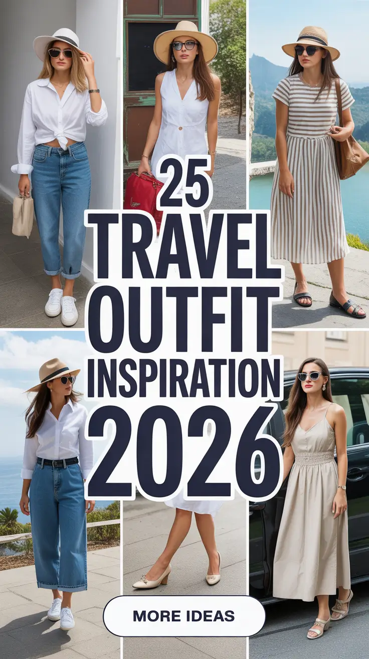 Travel Outfit Inspiration 2026: Chic & Comfortable Style Ideas for Europe, Japan, and Beyond