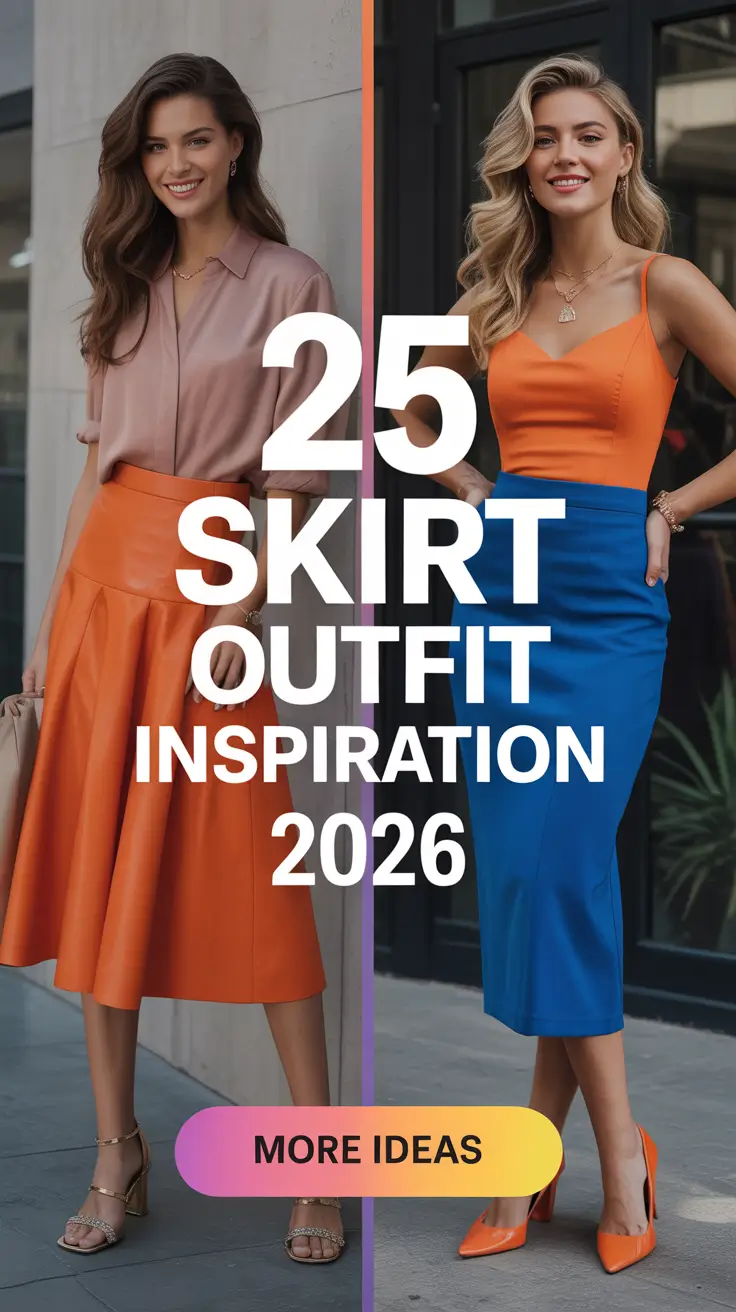 Skirt Outfit Inspiration 2026 – Fresh Looks You’ll Want to Wear All Year