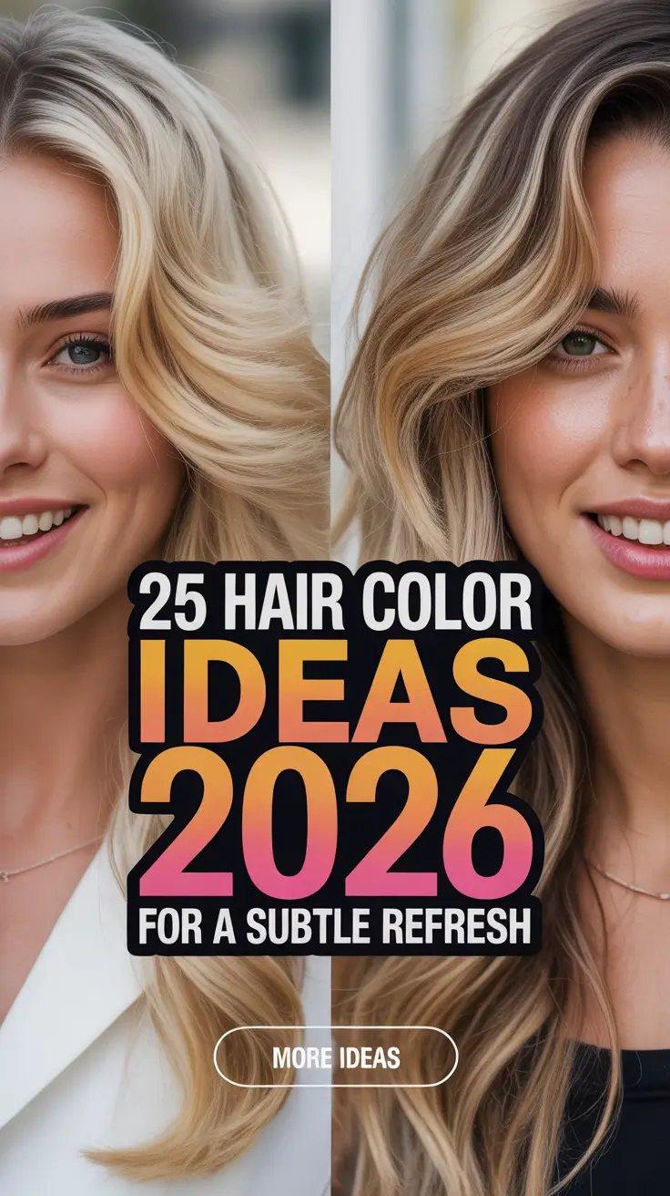 Hair Color Ideas 2026 for a Subtle Refresh