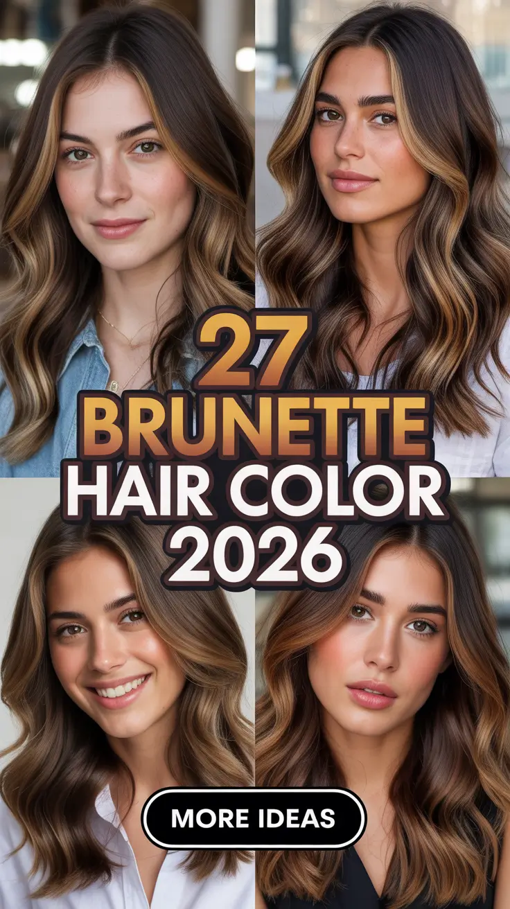 Brunette Hair Color 2026 Trends That Look Effortlessly Expensive and Cool