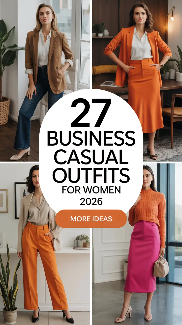 Business Casual Outfits for Women 2026: Trendy, Comfy & Effortlessly Chic Ideas for Every Season