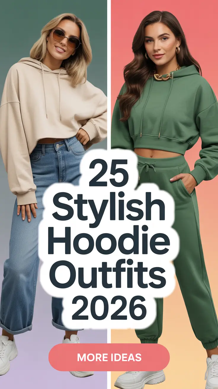 Stylish Hoodie Outfits 2026: Trendy and Comfortable Looks for Every Occasion