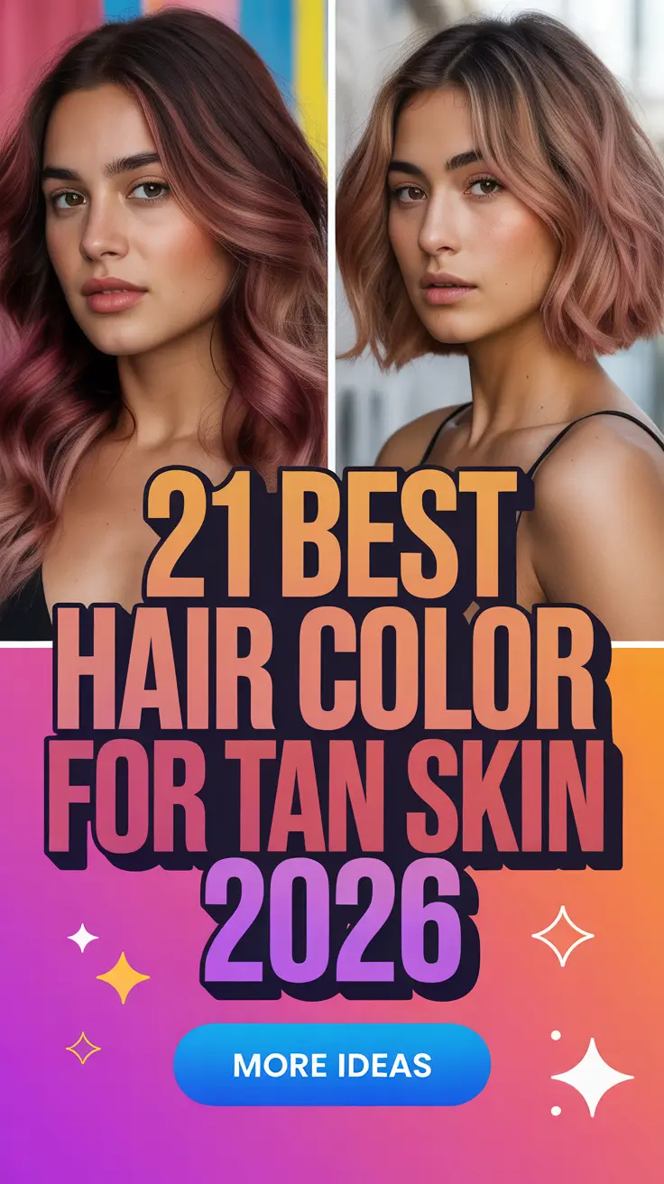 Best Hair Color for Tan Skin 2026 That Enhances Every Tone and Glow