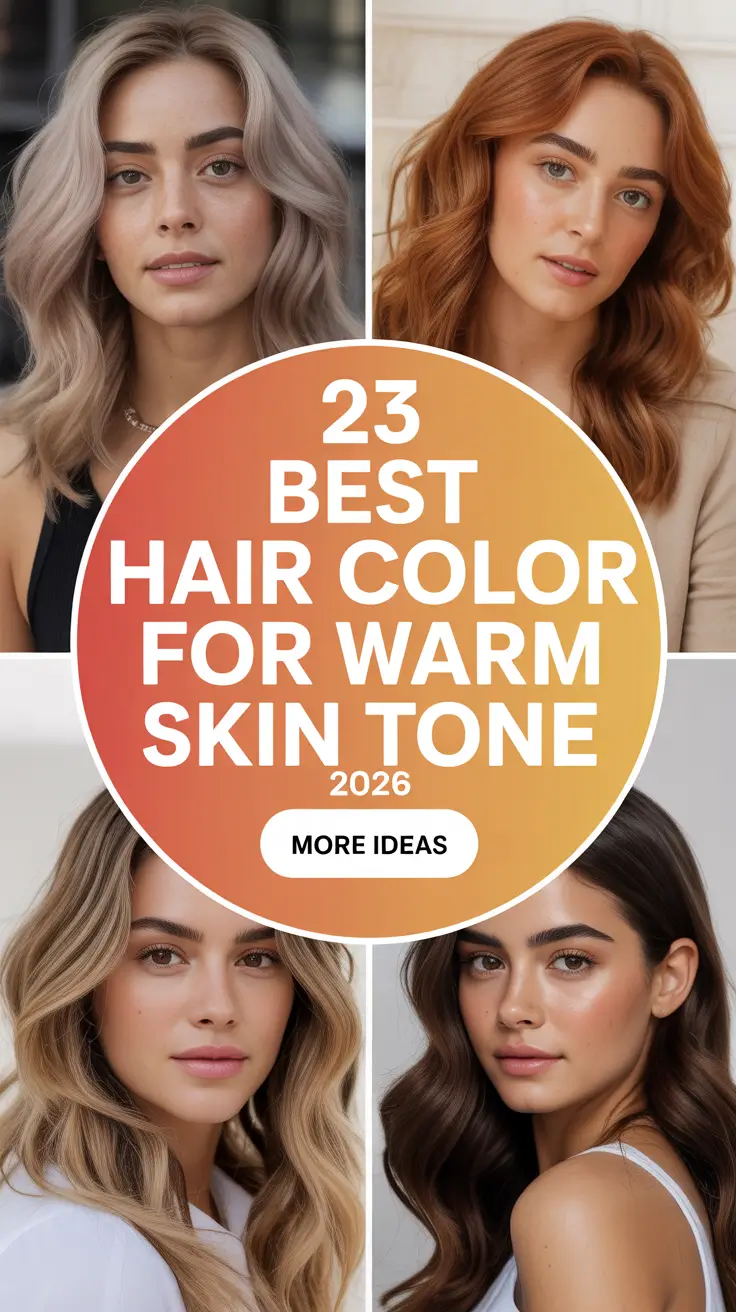 Best Hair Color for Warm Skin Tone 2026: Stunning Ideas for Every Season