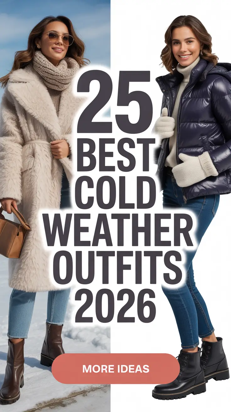 Best Cold Weather Outfits 2026 – Cozy, Chic & Trendy Winter Inspo for Women