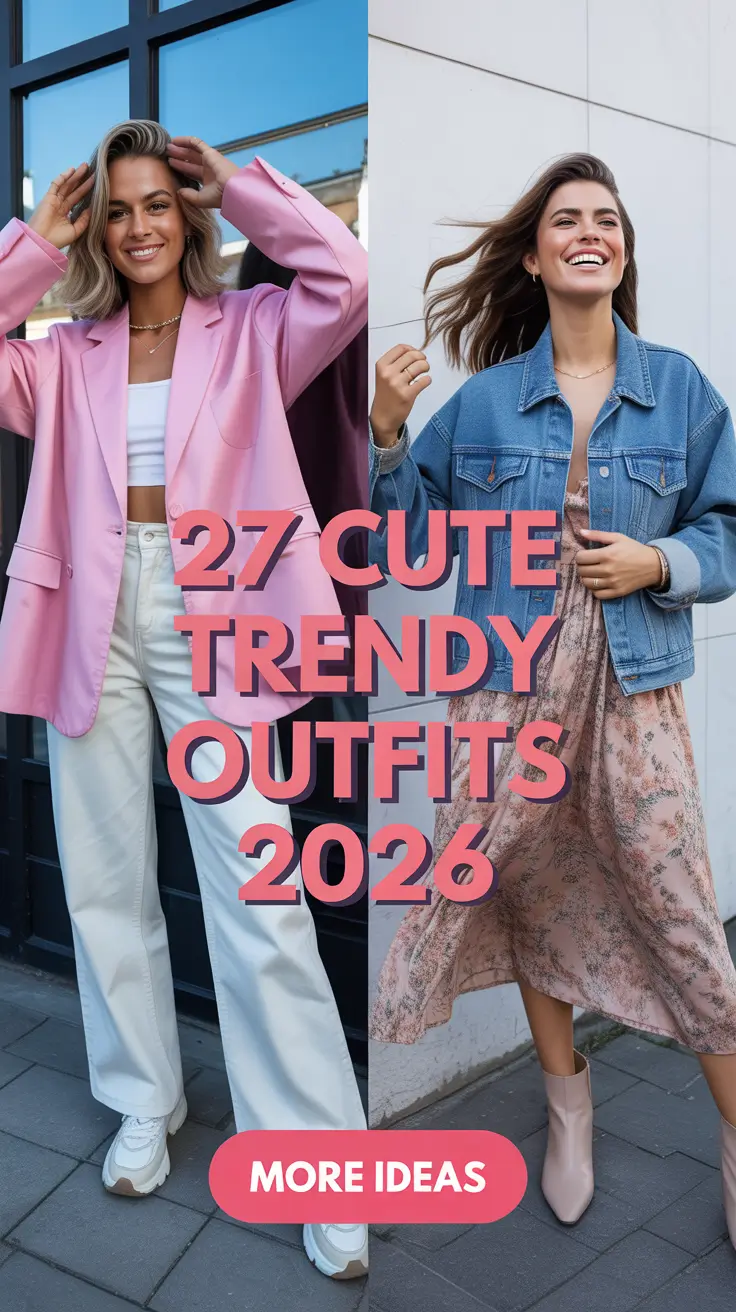 Cute Trendy Outfits 2026: Classy, Easy & Simple Fashion Ideas for Every Season