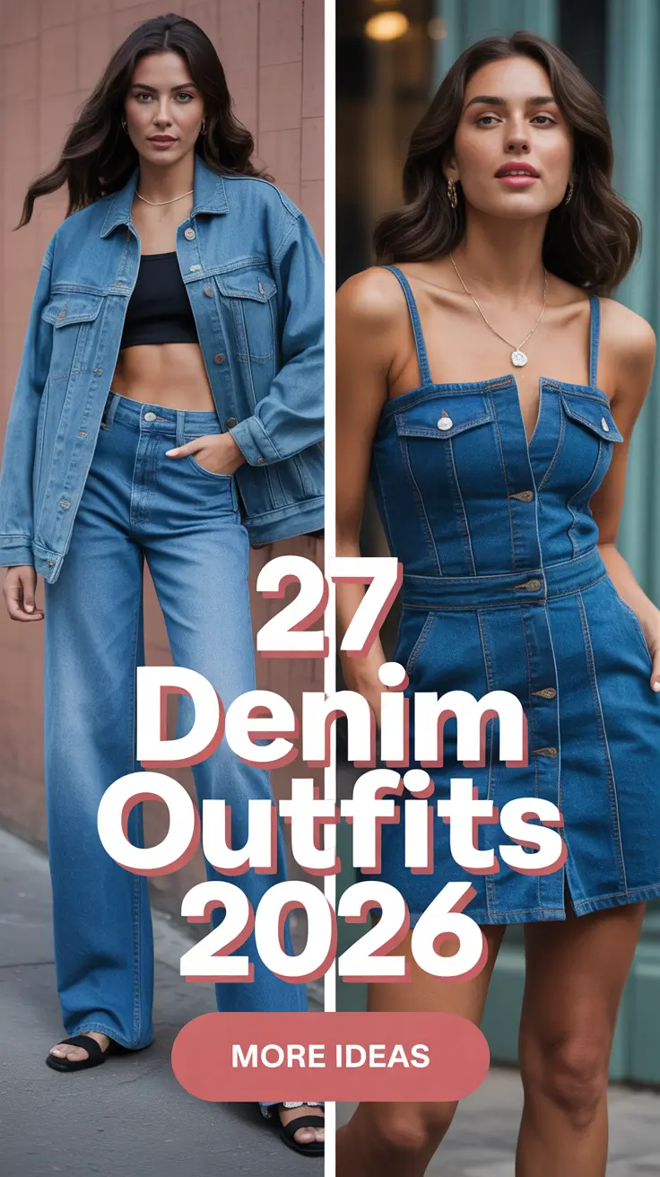 Denim Outfits 2026: Modern, Chic, and Timeless Fashion Ideas for Women