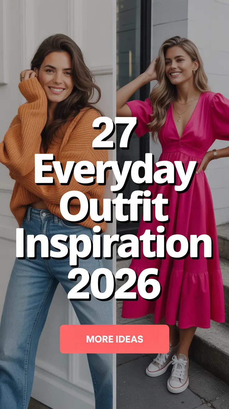 Everyday Outfit Inspiration 2026: Chic, Casual & Elegant Ideas for Modern Women