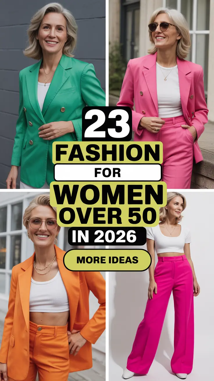 Fashion for Women Over 50 in 2026: Stylish Outfits for Every Occasion