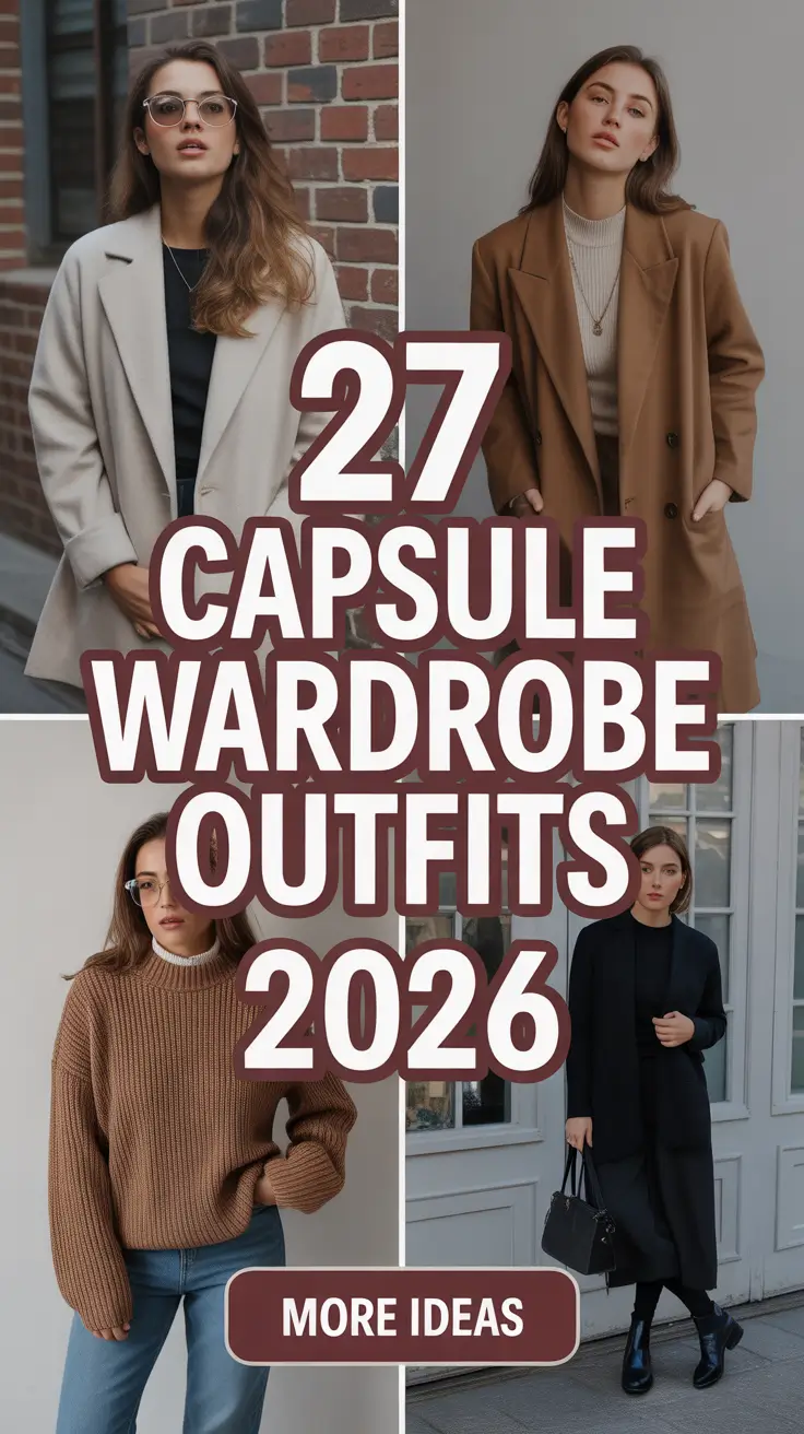 Capsule Wardrobe Outfits 2026: Timeless Minimalist Ideas for Every Season