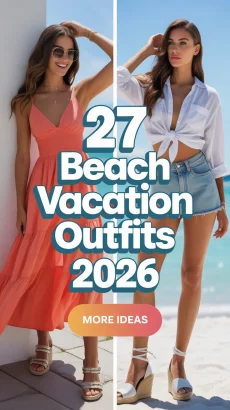 Beach Vacation Outfits 2026 – Fresh Ideas for Tropical and European Getaways