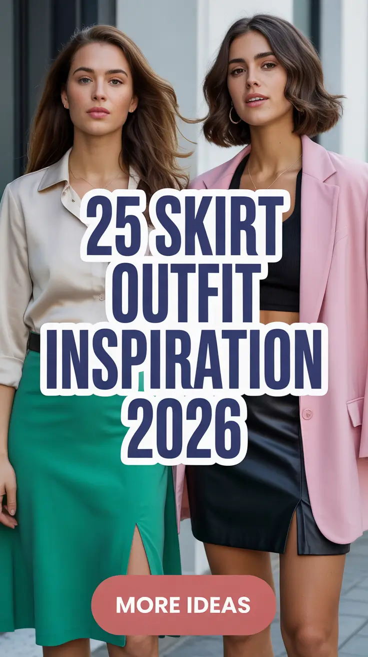 Skirt Outfit Inspiration 2026 – Fresh Looks You’ll Want to Wear All Year