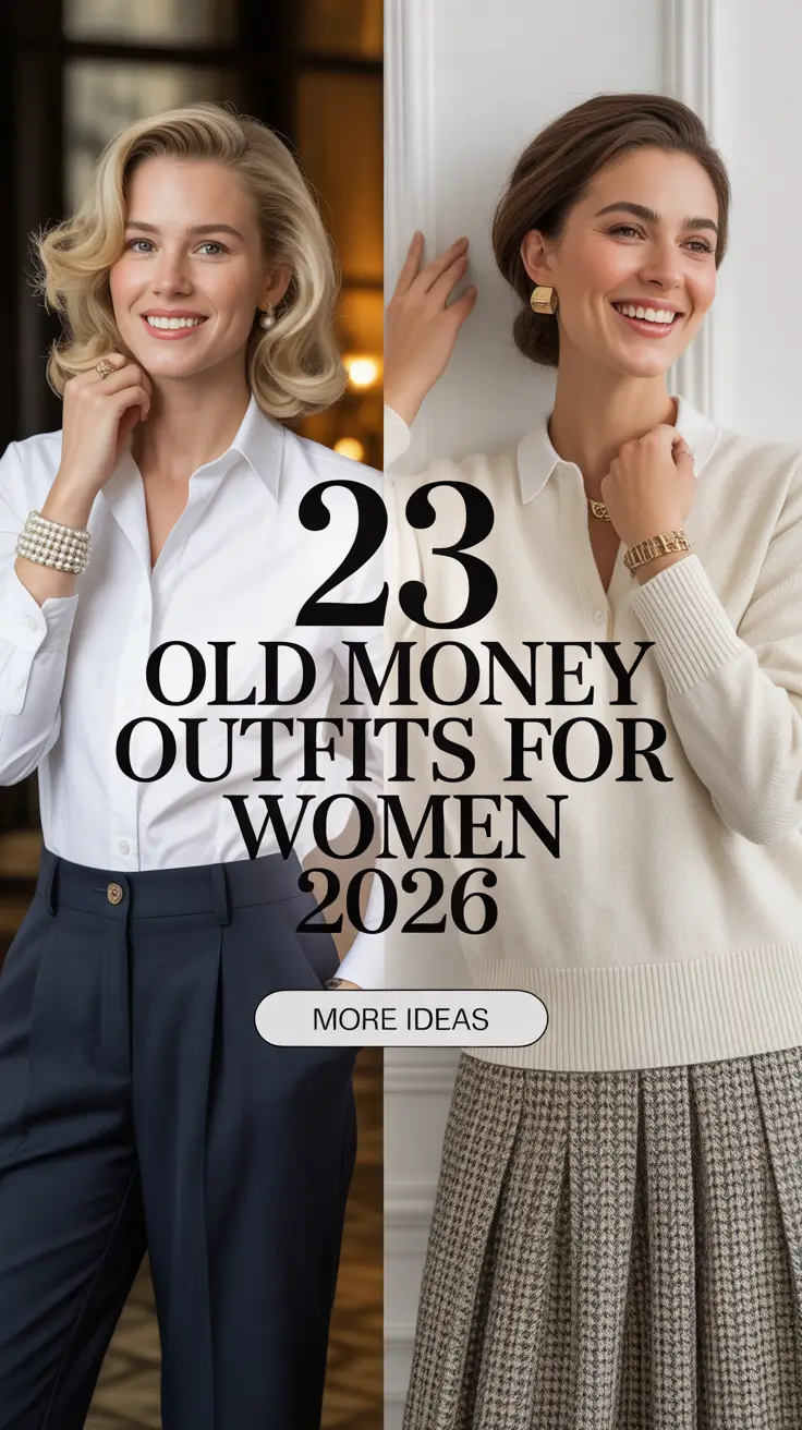 Old Money Outfits for Women 2026 – Elegant and Timeless Fashion Aesthetic