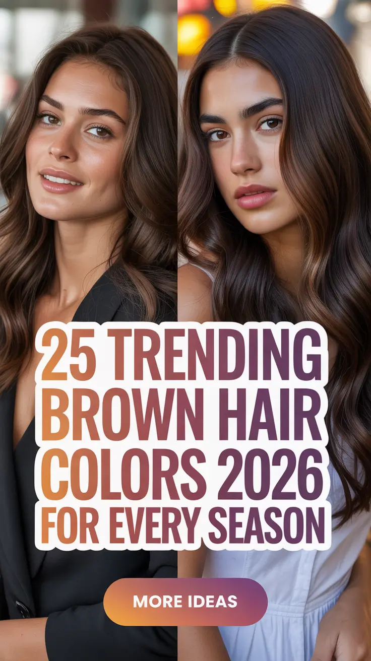 Trending Brown Hair Colors 2026 for Every Season