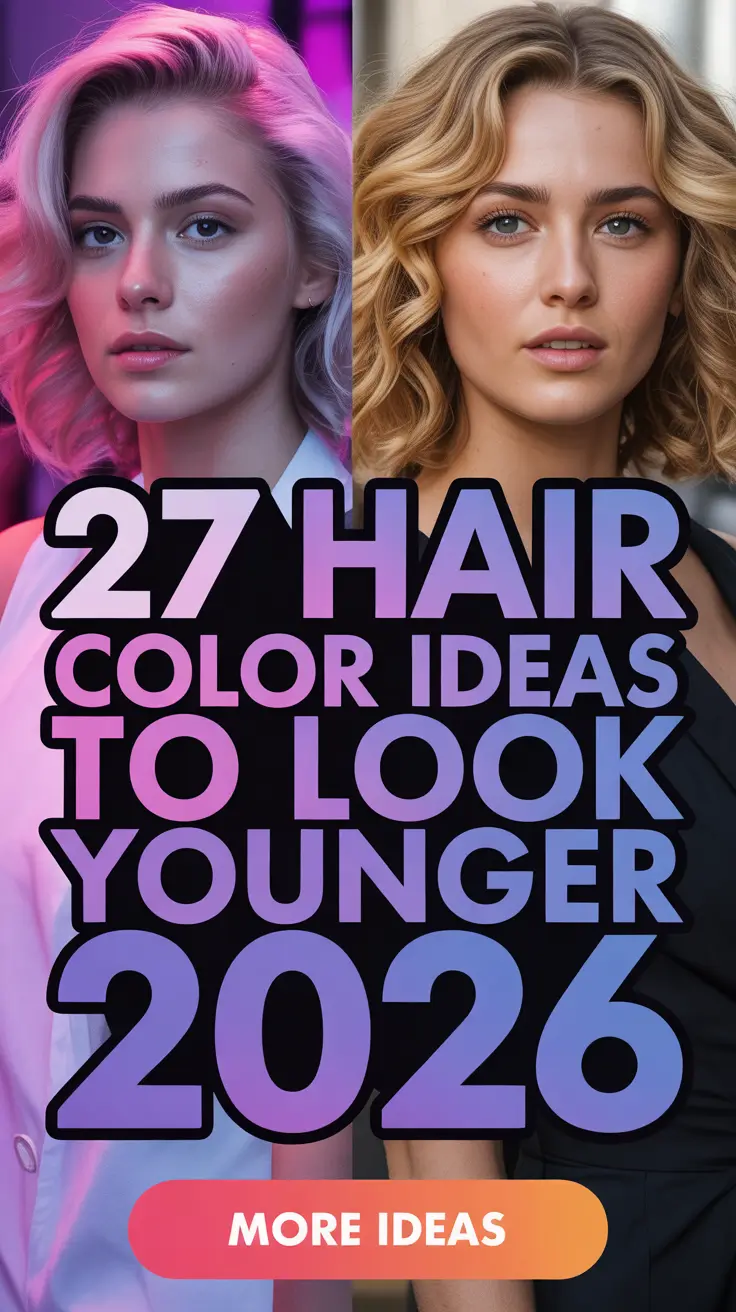 Hair Color Ideas to Look Younger 2026 That Bring Freshness and Glow to Every Shade