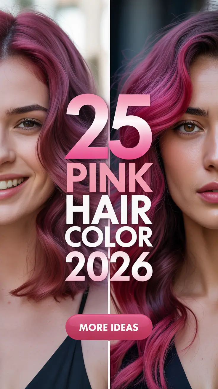 Pink Hair Color 2026: Trendy Shades, Ideas, and Inspirations for Every Style