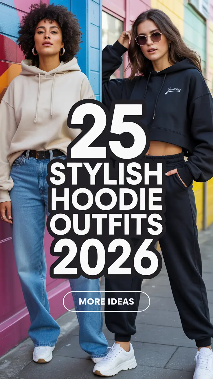 Stylish Hoodie Outfits 2026: Trendy and Comfortable Looks for Every Occasion