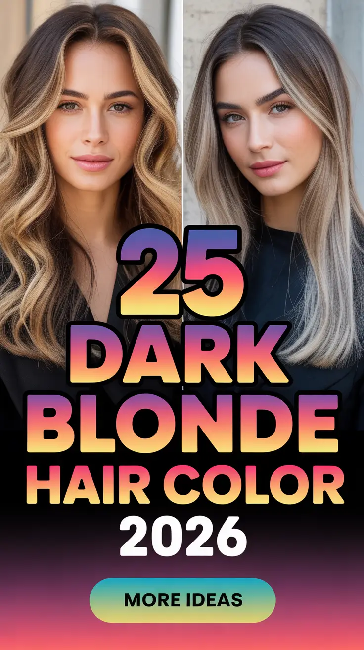 Dark Blonde Hair Color 2026 – Cool, Natural, and Golden Ideas to Inspire Your Next Look