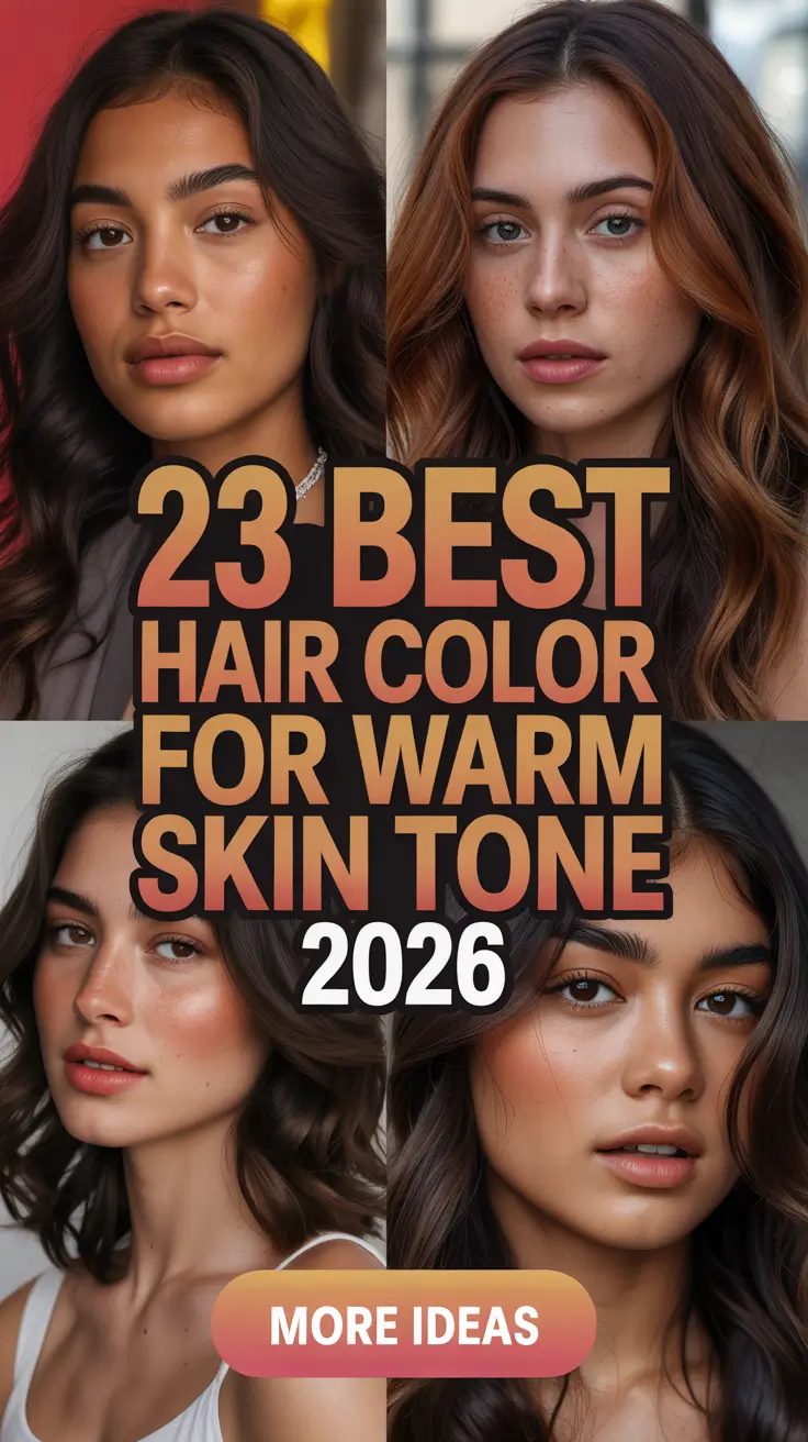 Best Hair Color for Warm Skin Tone 2026: Stunning Ideas for Every Season