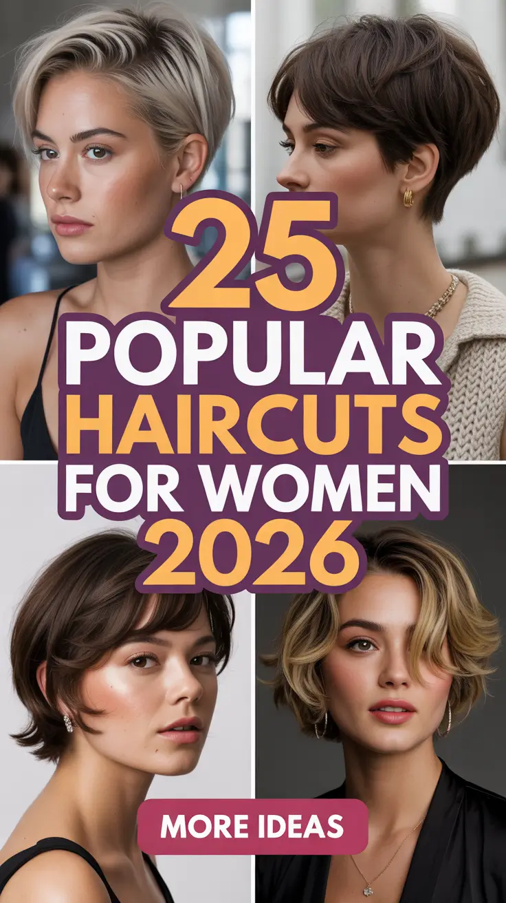 Popular Haircuts for Women 2026: Must-Try Styles to Rock This Year