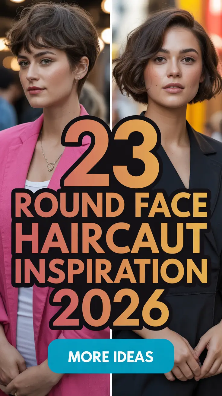 Round Face Haircut Inspiration 2026 – Fresh Styles for Every Shape and Mood