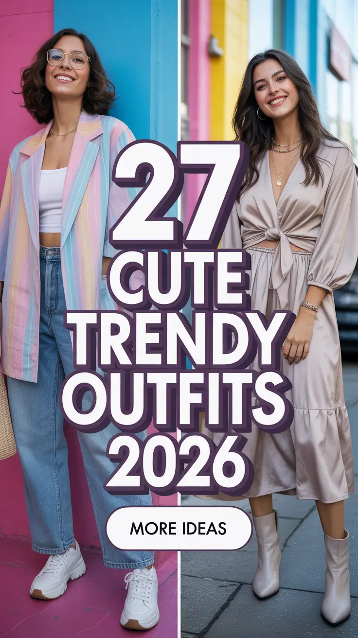 Cute Trendy Outfits 2026: Classy, Easy & Simple Fashion Ideas for Every Season