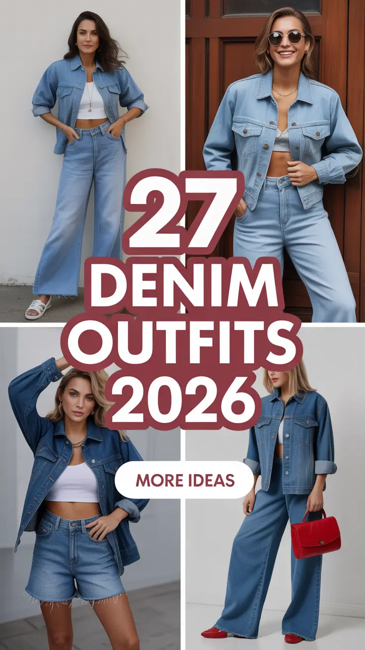 Denim Outfits 2026: Modern, Chic, and Timeless Fashion Ideas for Women