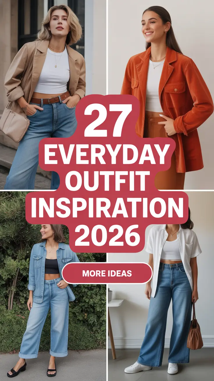 Everyday Outfit Inspiration 2026: Chic, Casual & Elegant Ideas for Modern Women