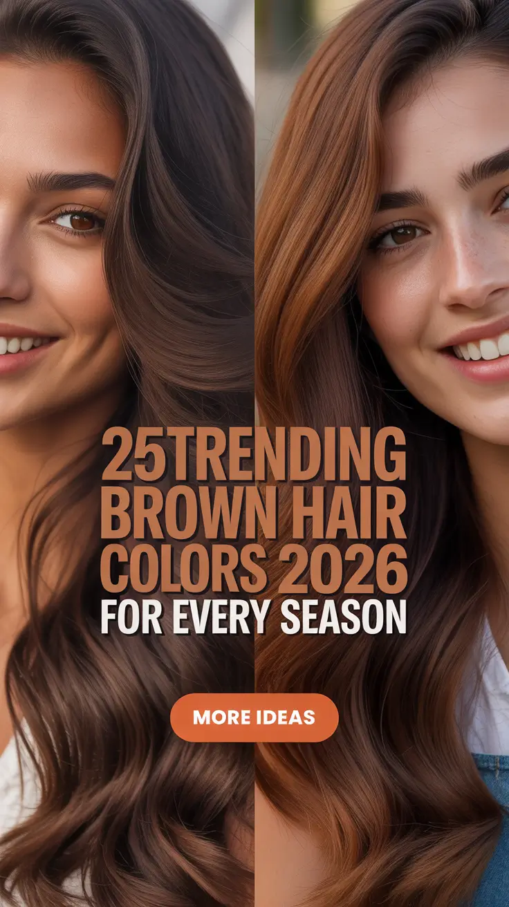 Trending Brown Hair Colors 2026 for Every Season