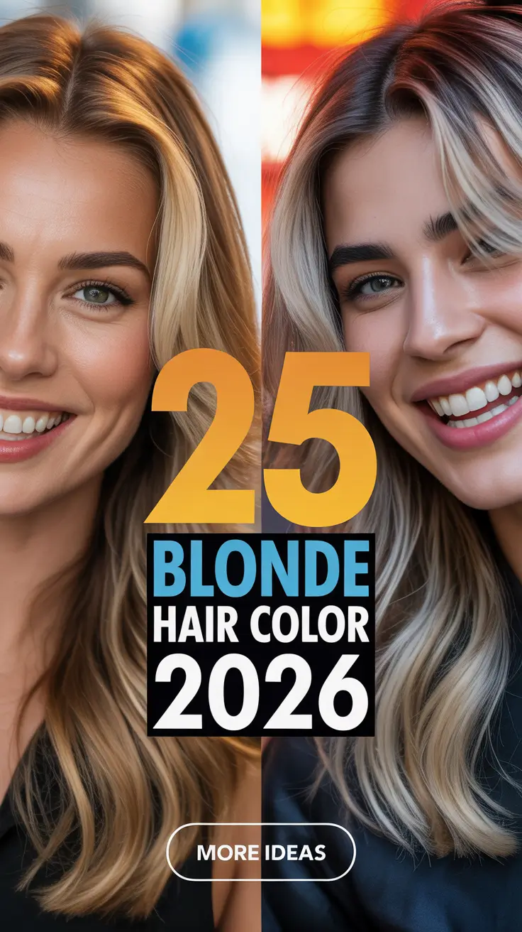 Blonde Hair Color 2026 Trends and Ideas – From Icy Platinum to Golden Honey Shades