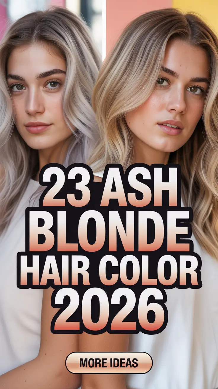 Ash Blonde Hair Color 2026 – The Cool, Light, and Modern Shades Everyone Wants